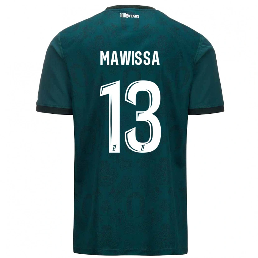 Danxen Kinderen Christian Mawissa #13 Donkergroen Uitshirt Uittenue 2024/25 T-Shirt