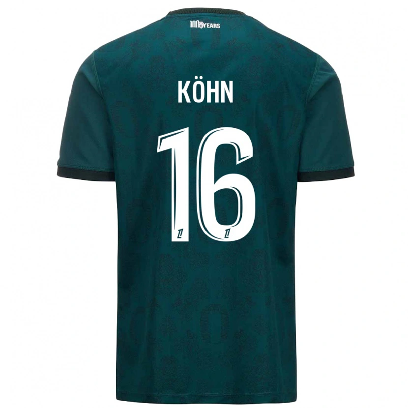 Danxen Kinderen Philipp Köhn #16 Donkergroen Uitshirt Uittenue 2024/25 T-Shirt