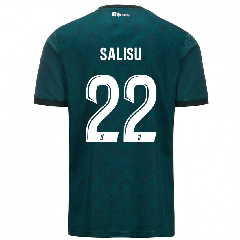 Danxen Kinderen Mohammed Salisu #22 Donkergroen Uitshirt Uittenue 2024/25 T-Shirt