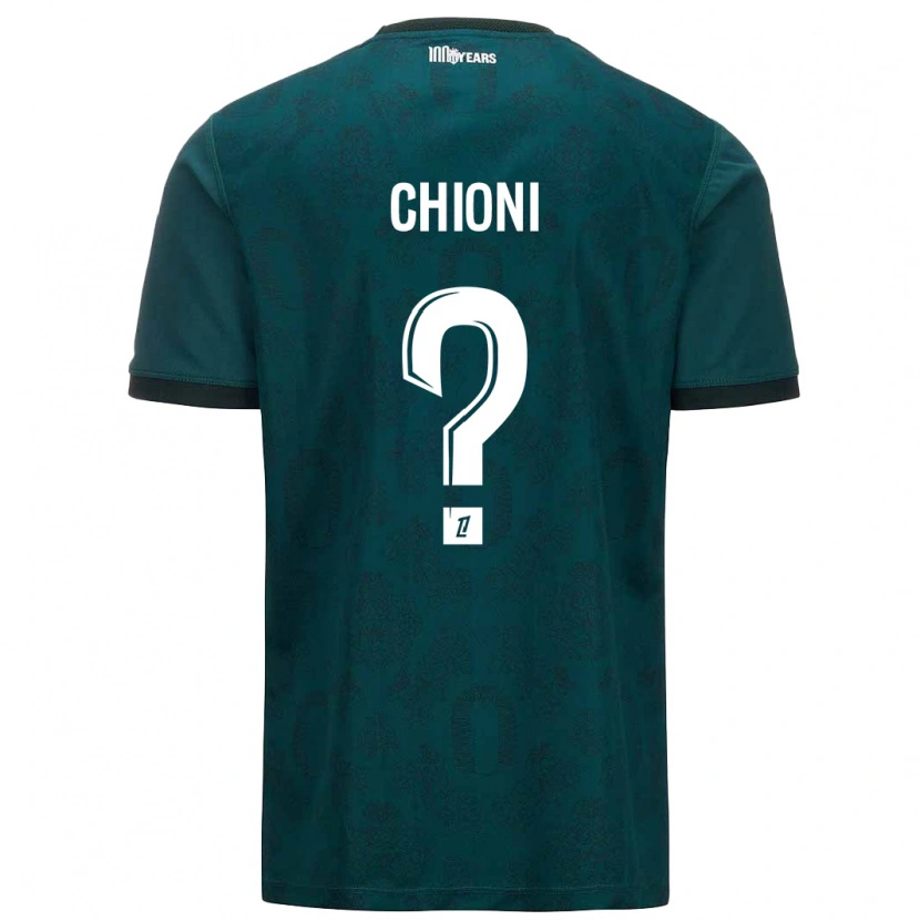 Danxen Kinderen Tristan Chioni #0 Donkergroen Uitshirt Uittenue 2024/25 T-Shirt