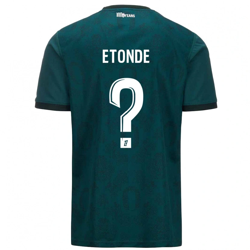 Danxen Kinderen Romaric Etonde #0 Donkergroen Uitshirt Uittenue 2024/25 T-Shirt