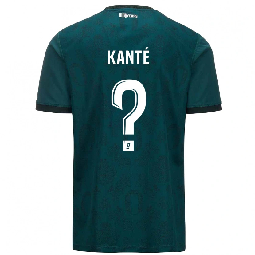 Danxen Kinderen Hamidou Kanté #0 Donkergroen Uitshirt Uittenue 2024/25 T-Shirt