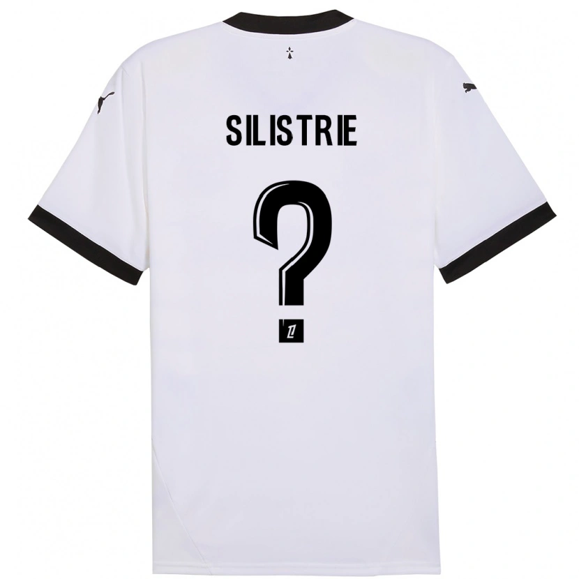 Danxen Kinderen Mathys Silistrie #0 Wit Zwart Uitshirt Uittenue 2024/25 T-Shirt