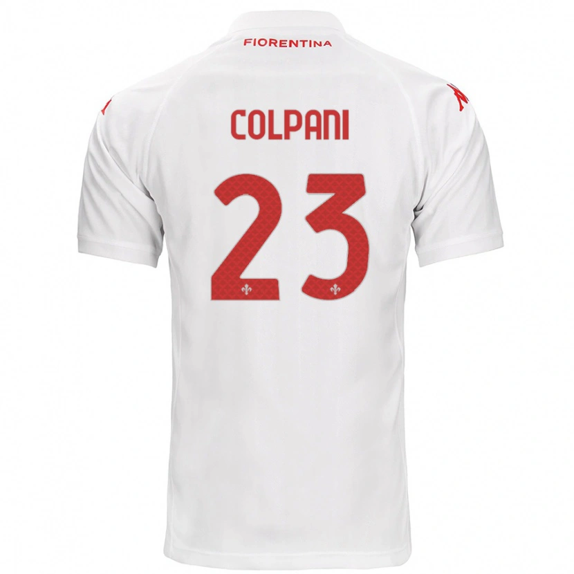 Danxen Kinderen Andrea Colpani #23 Wit Uitshirt Uittenue 2024/25 T-Shirt