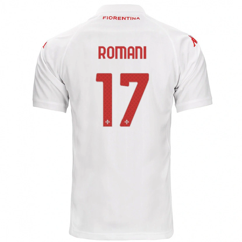 Danxen Kinderen Lorenzo Romani #17 Wit Uitshirt Uittenue 2024/25 T-Shirt