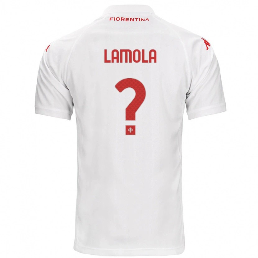 Danxen Kinderen Lorenzo Lamola #0 Wit Uitshirt Uittenue 2024/25 T-Shirt