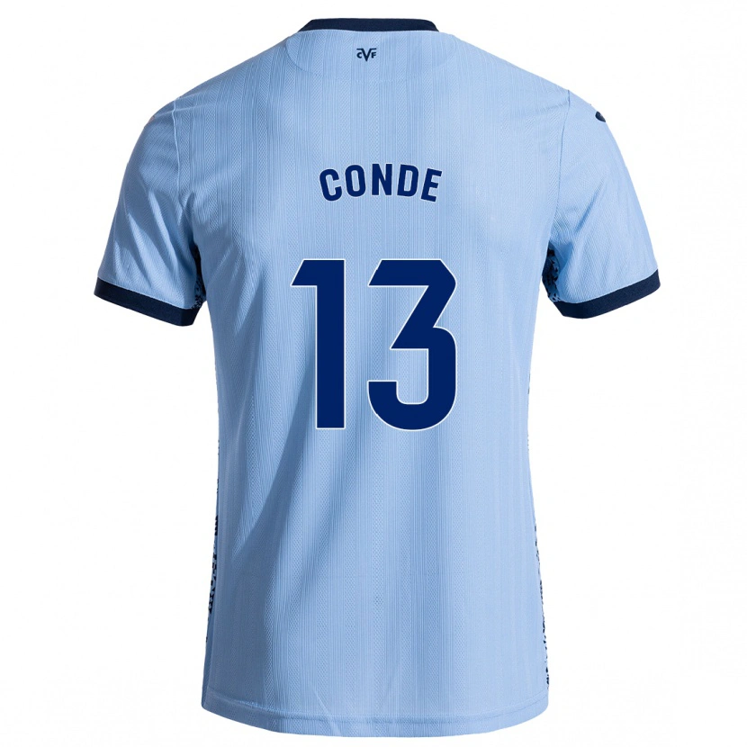 Danxen Kinderen Diego Conde #13 Hemelsblauw Uitshirt Uittenue 2024/25 T-Shirt