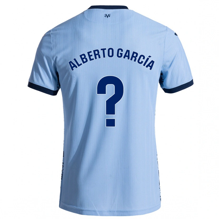 Danxen Kinderen Alberto García #0 Hemelsblauw Uitshirt Uittenue 2024/25 T-Shirt