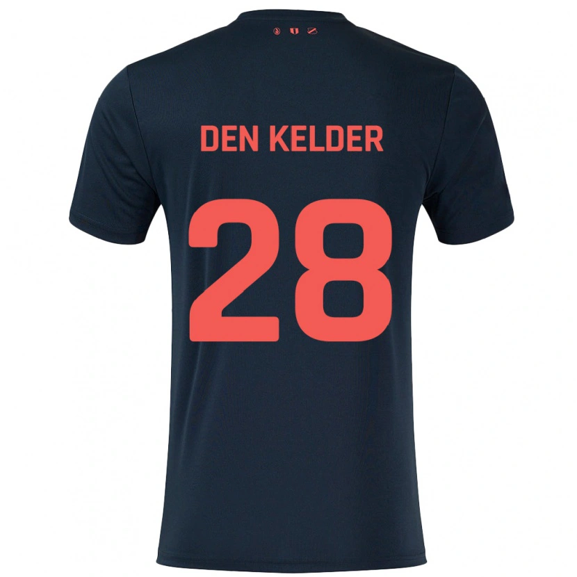 Danxen Kinderen Gera Op Den Kelder #28 Zwart Rood Uitshirt Uittenue 2024/25 T-Shirt