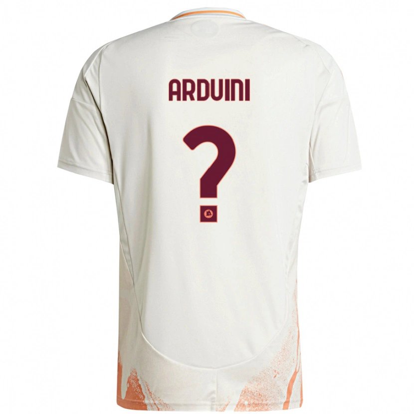 Danxen Kinderen Giacomo Arduini #0 Crème Wit Oranje Uitshirt Uittenue 2024/25 T-Shirt