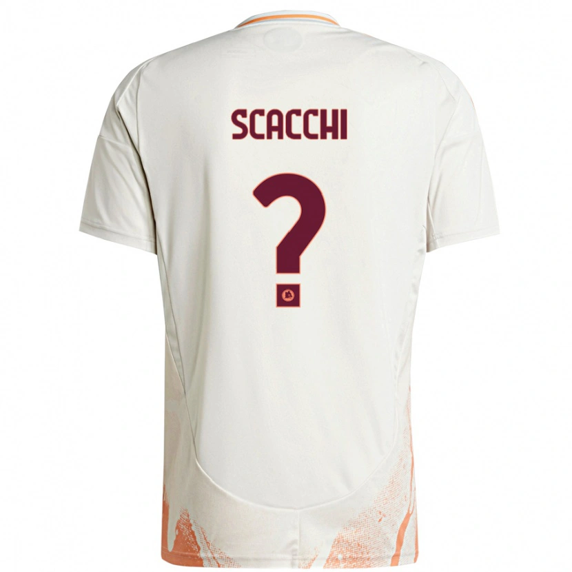 Danxen Kinderen Manuel Scacchi #0 Crème Wit Oranje Uitshirt Uittenue 2024/25 T-Shirt