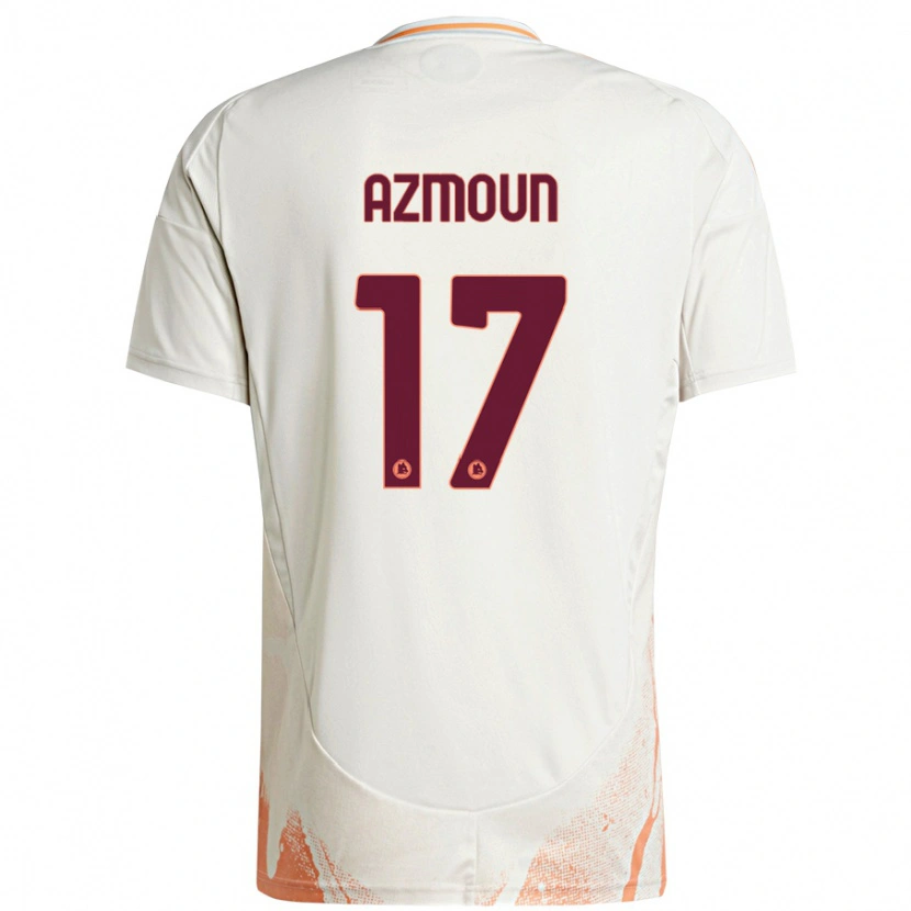 Danxen Kinderen Sardar Azmoun #17 Crème Wit Oranje Uitshirt Uittenue 2024/25 T-Shirt