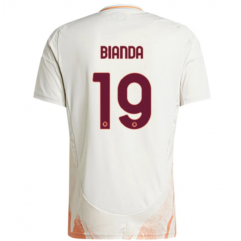 Danxen Kinderen William Bianda #19 Crème Wit Oranje Uitshirt Uittenue 2024/25 T-Shirt