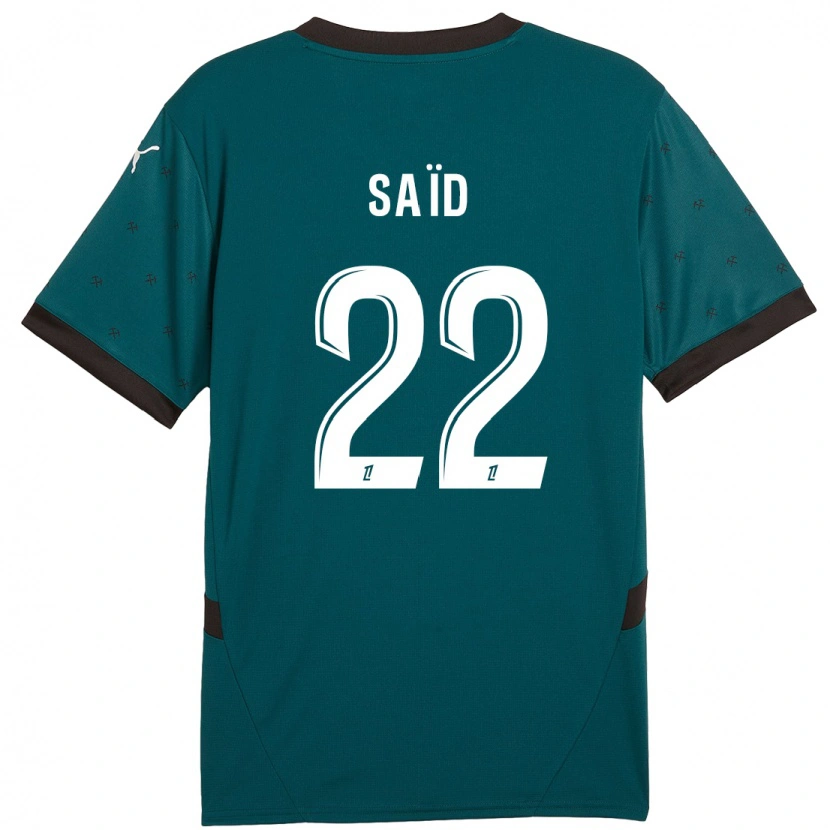 Danxen Kinderen Wesley Saïd #22 Donkergroen Uitshirt Uittenue 2024/25 T-Shirt