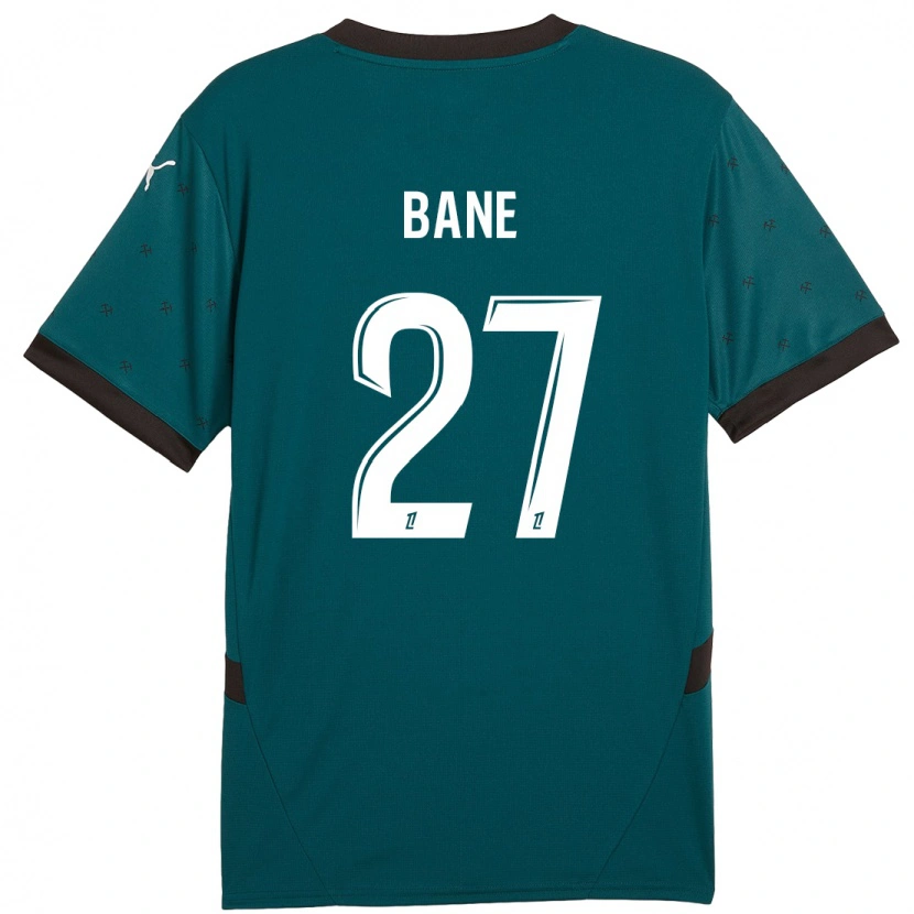 Danxen Kinderen Sidi Bane #27 Donkergroen Uitshirt Uittenue 2024/25 T-Shirt