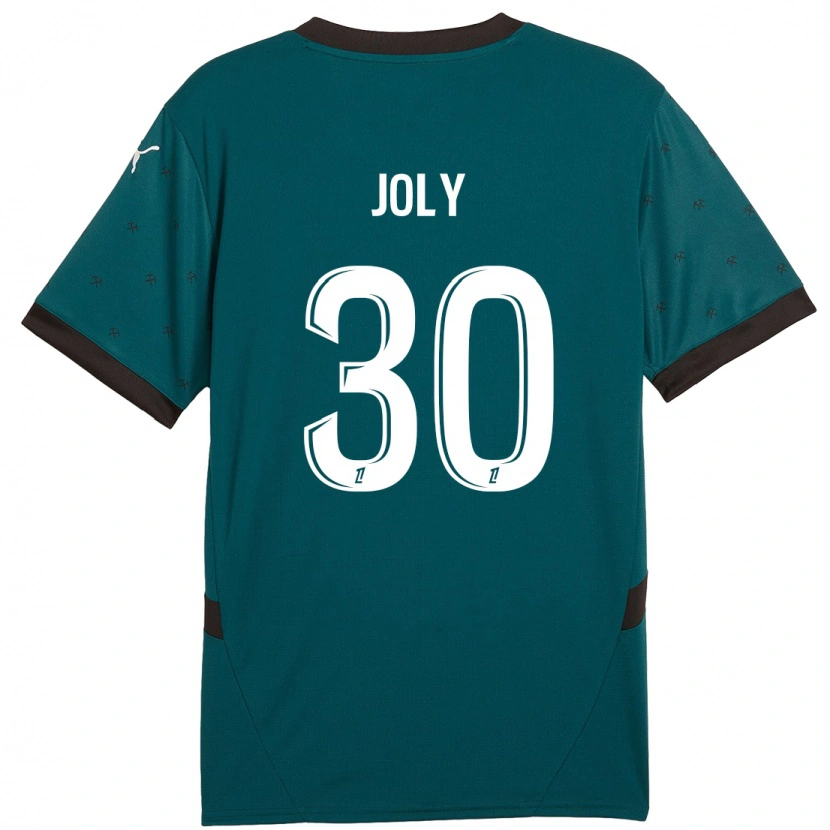 Danxen Kinderen Blandine Joly #30 Donkergroen Uitshirt Uittenue 2024/25 T-Shirt