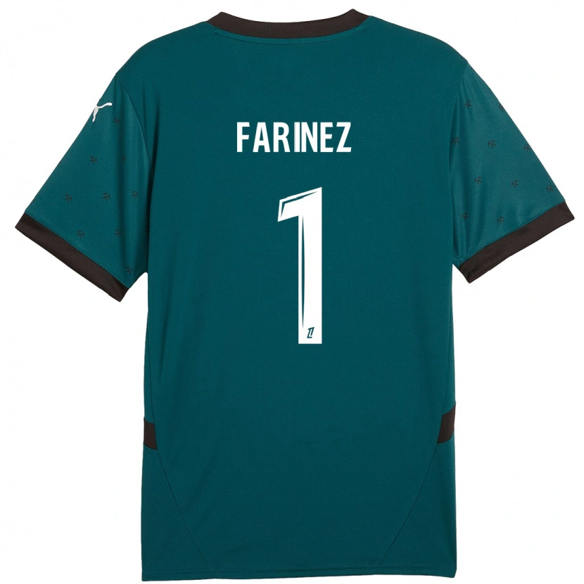 Danxen Kinderen Wuilker Fariñez #1 Donkergroen Uitshirt Uittenue 2024/25 T-Shirt