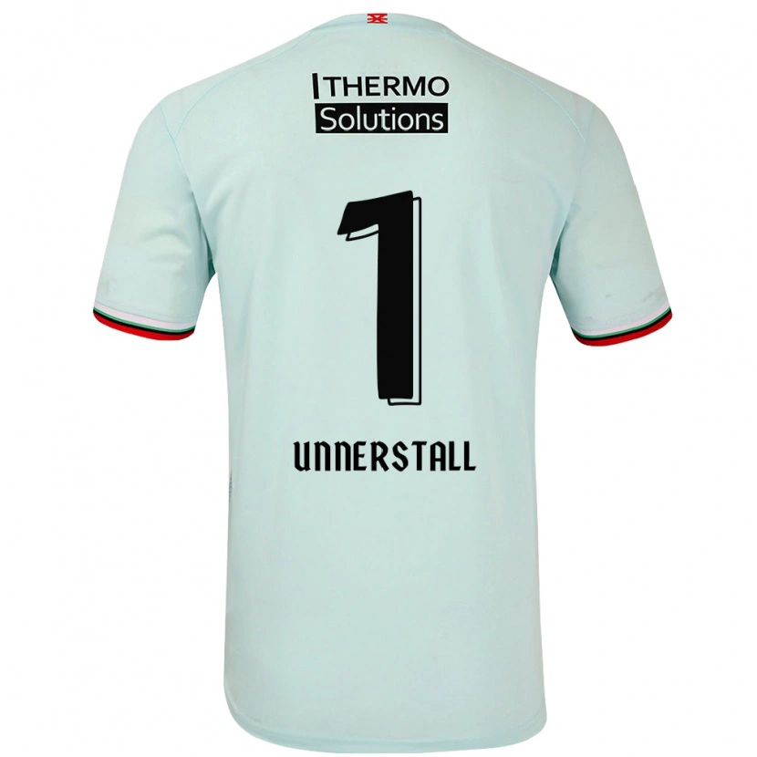 Danxen Kinderen Lars Unnerstall #1 Lichtgroen Uitshirt Uittenue 2024/25 T-Shirt