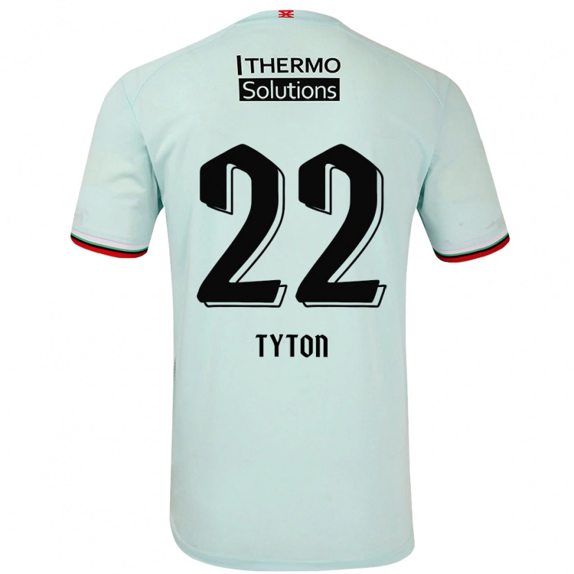 Danxen Kinderen Przemyslaw Tyton #22 Lichtgroen Uitshirt Uittenue 2024/25 T-Shirt