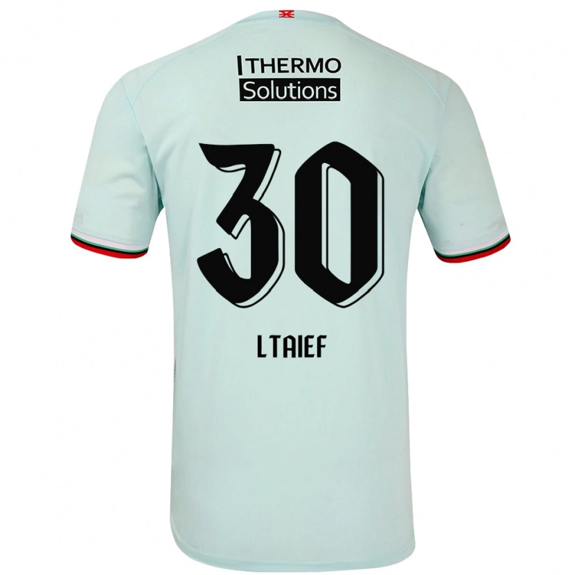 Danxen Kinderen Sayfallah Ltaief #30 Lichtgroen Uitshirt Uittenue 2024/25 T-Shirt