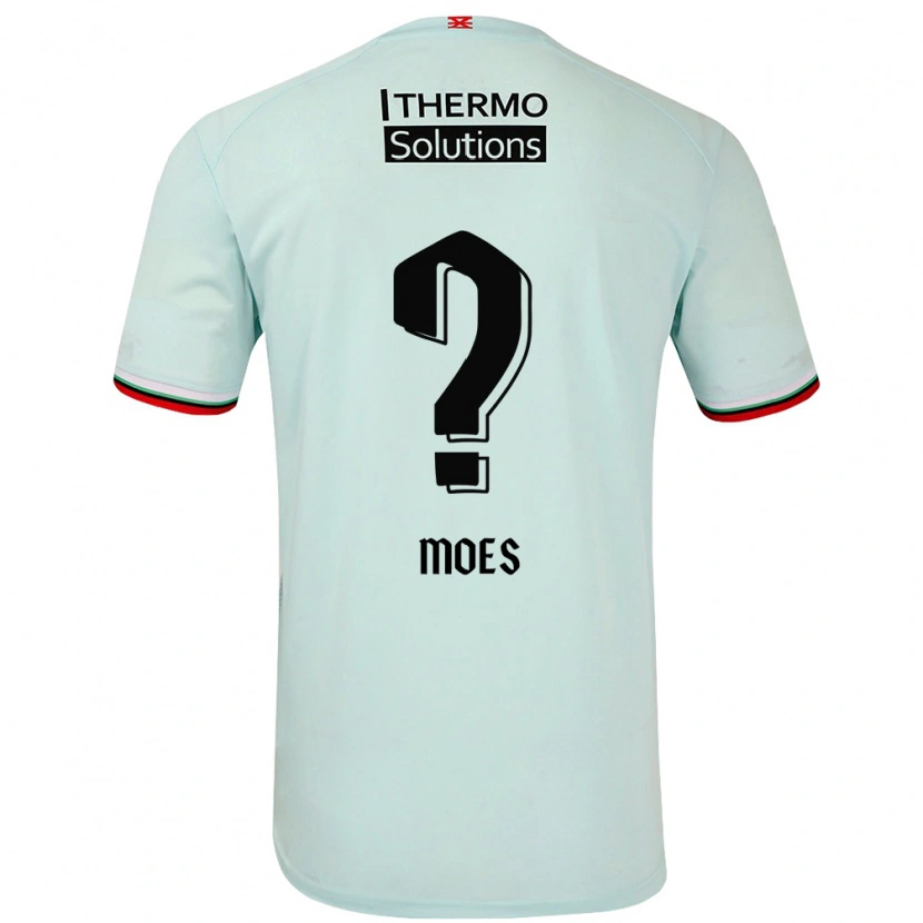 Danxen Kinderen Lucas Moes #0 Lichtgroen Uitshirt Uittenue 2024/25 T-Shirt