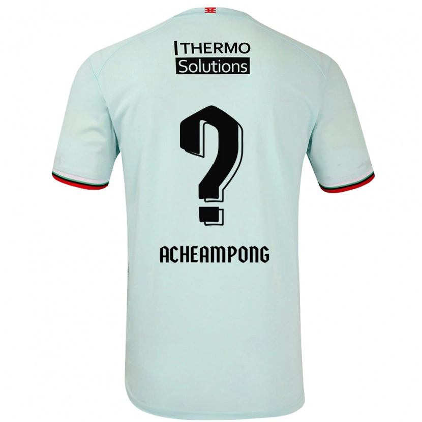 Danxen Kinderen Sage Acheampong #0 Lichtgroen Uitshirt Uittenue 2024/25 T-Shirt