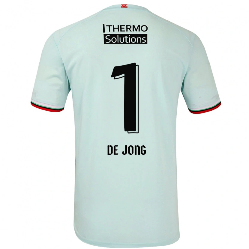 Danxen Kinderen Daniëlle De Jong #1 Lichtgroen Uitshirt Uittenue 2024/25 T-Shirt