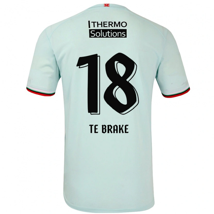 Danxen Kinderen Sophie Te Brake #18 Lichtgroen Uitshirt Uittenue 2024/25 T-Shirt