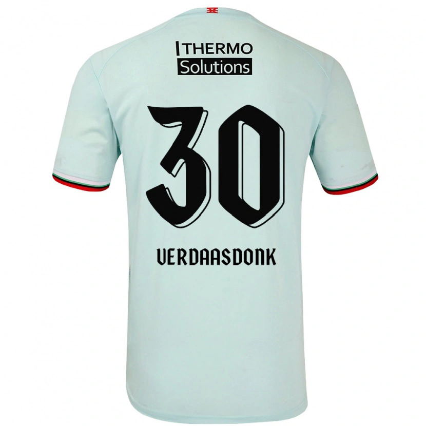 Danxen Kinderen Suus Verdaasdonk #30 Lichtgroen Uitshirt Uittenue 2024/25 T-Shirt