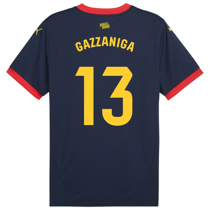 Danxen Kinderen Paulo Gazzaniga #13 Marineblauw Uitshirt Uittenue 2024/25 T-Shirt