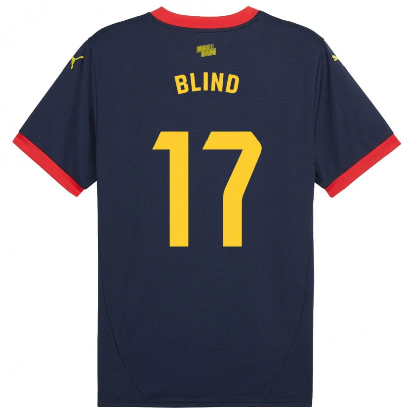 Danxen Kinderen Daley Blind #17 Marineblauw Uitshirt Uittenue 2024/25 T-Shirt