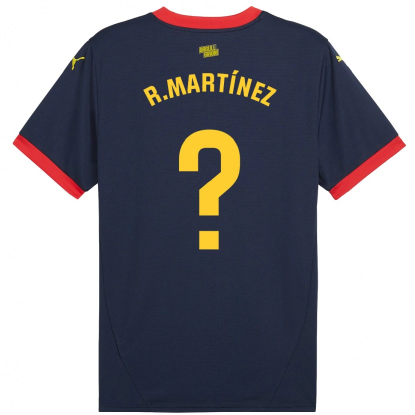 Danxen Kinderen Raúl Martínez #0 Marineblauw Uitshirt Uittenue 2024/25 T-Shirt