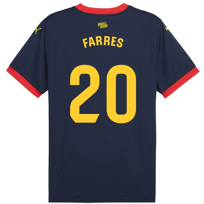 Danxen Kinderen Biel Farrés #20 Marineblauw Uitshirt Uittenue 2024/25 T-Shirt