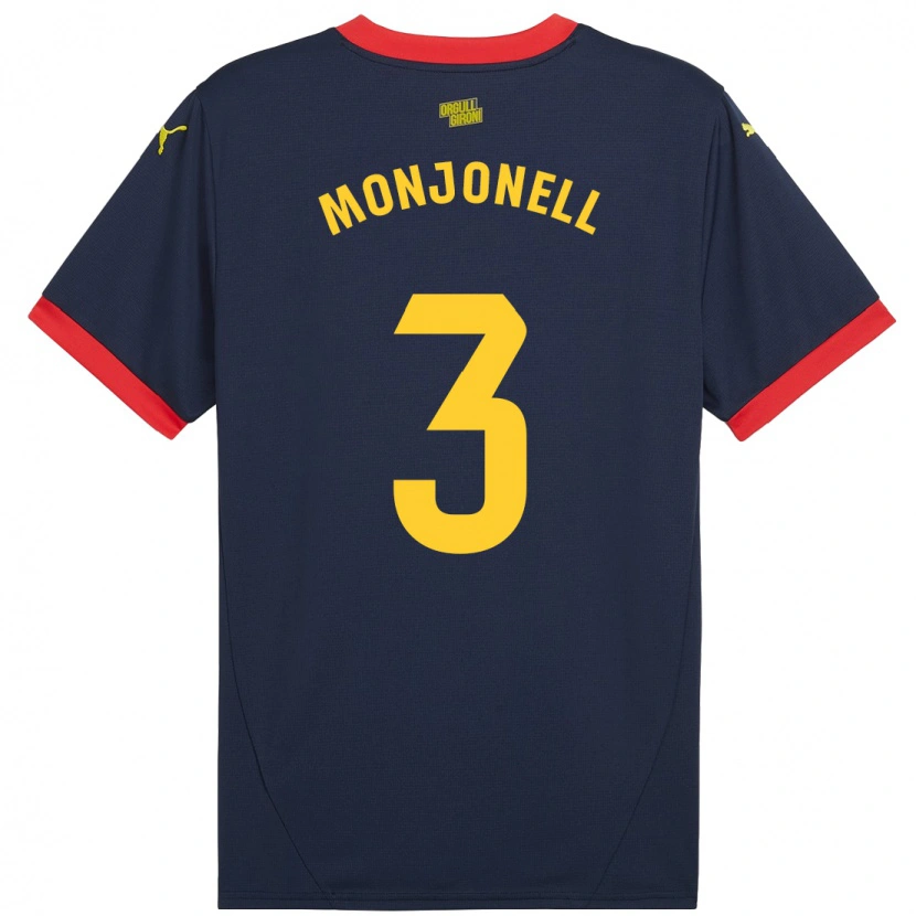 Danxen Kinderen Eric Monjonell #3 Marineblauw Uitshirt Uittenue 2024/25 T-Shirt