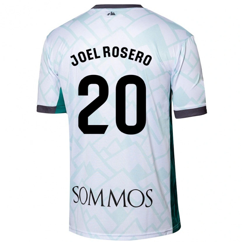 Danxen Kinderen Alexis Joel Rosero #20 Wit Groen Uitshirt Uittenue 2024/25 T-Shirt