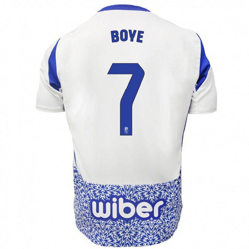 Danxen Kinderen Lucas Boyé #7 Wit Blauw Uitshirt Uittenue 2024/25 T-Shirt