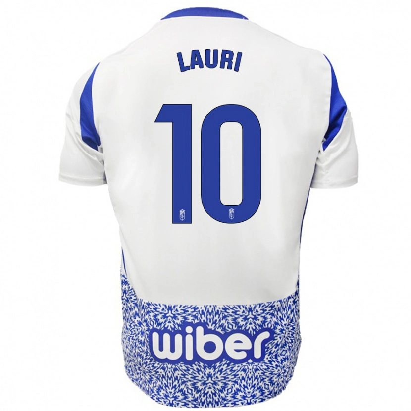 Danxen Kinderen Lauri #10 Wit Blauw Uitshirt Uittenue 2024/25 T-Shirt