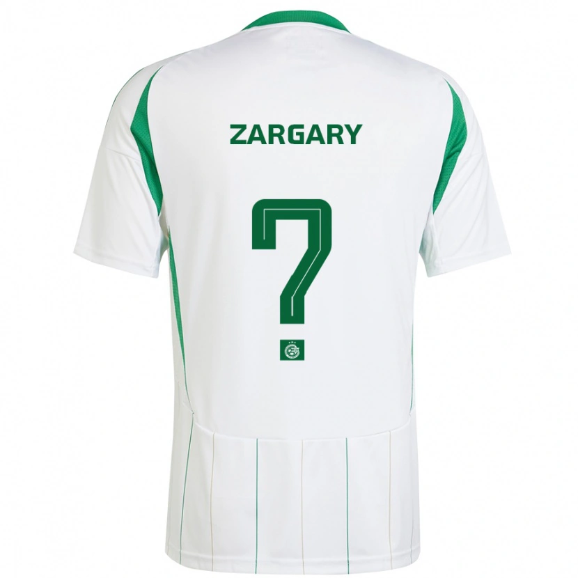 Danxen Kinderen Aviel Zargary #0 Witgroen Uitshirt Uittenue 2024/25 T-Shirt