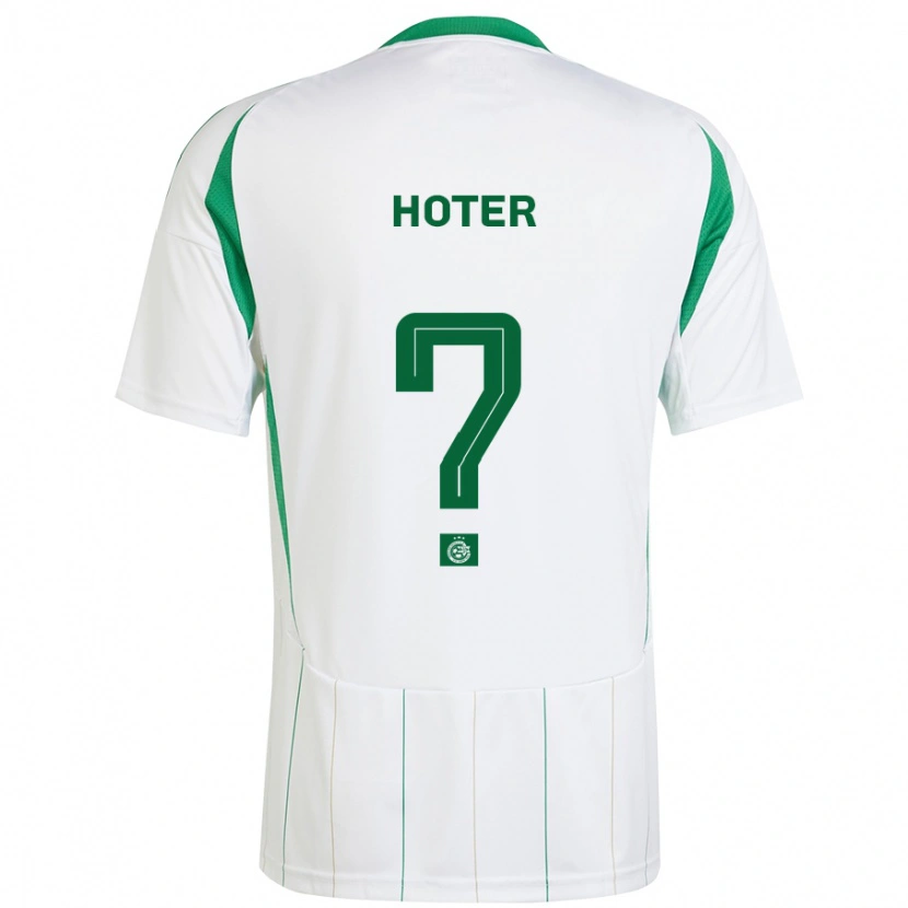 Danxen Kinderen Tavor Hoter #0 Witgroen Uitshirt Uittenue 2024/25 T-Shirt