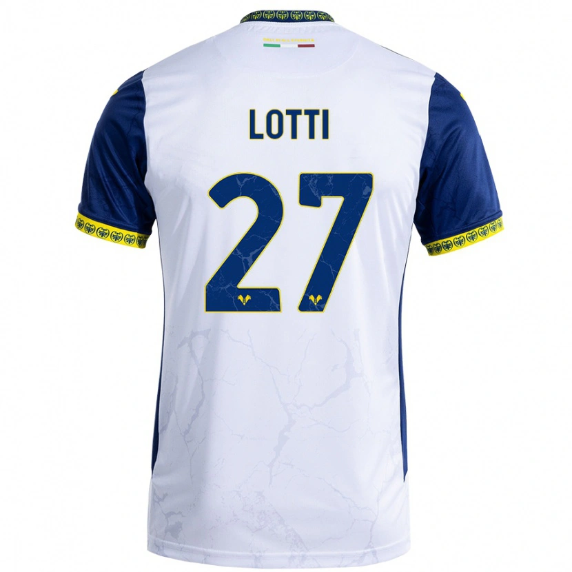 Danxen Kinderen Irene Lotti #27 Witblauw Uitshirt Uittenue 2024/25 T-Shirt