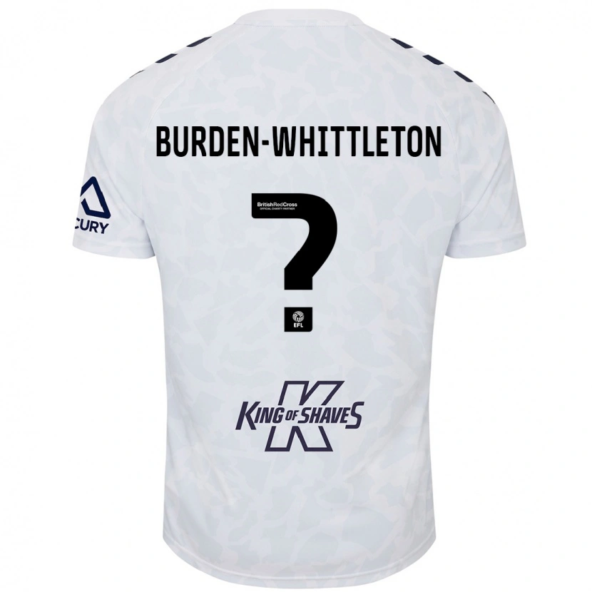 Danxen Kinderen Charlie Burden-Whittleton #0 Wit Uitshirt Uittenue 2024/25 T-Shirt