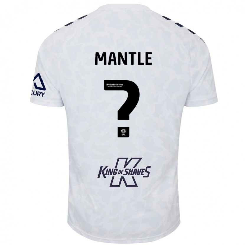 Danxen Kinderen David Mantle #0 Wit Uitshirt Uittenue 2024/25 T-Shirt