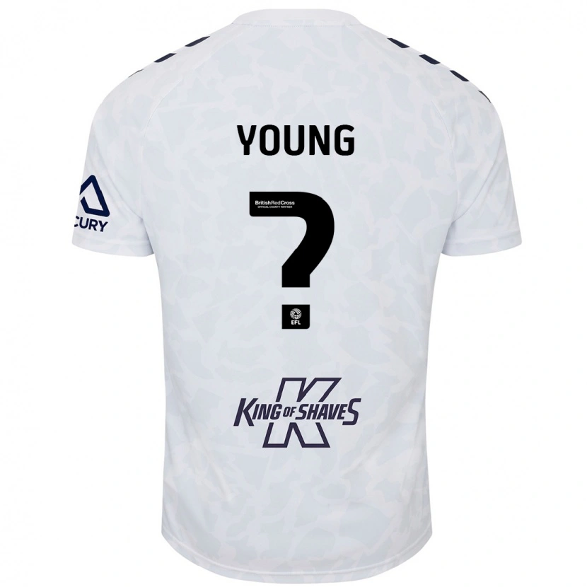 Danxen Kinderen Shay Young #0 Wit Uitshirt Uittenue 2024/25 T-Shirt