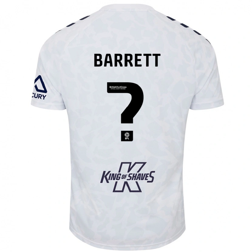 Danxen Kinderen Marlow Barrett #0 Wit Uitshirt Uittenue 2024/25 T-Shirt