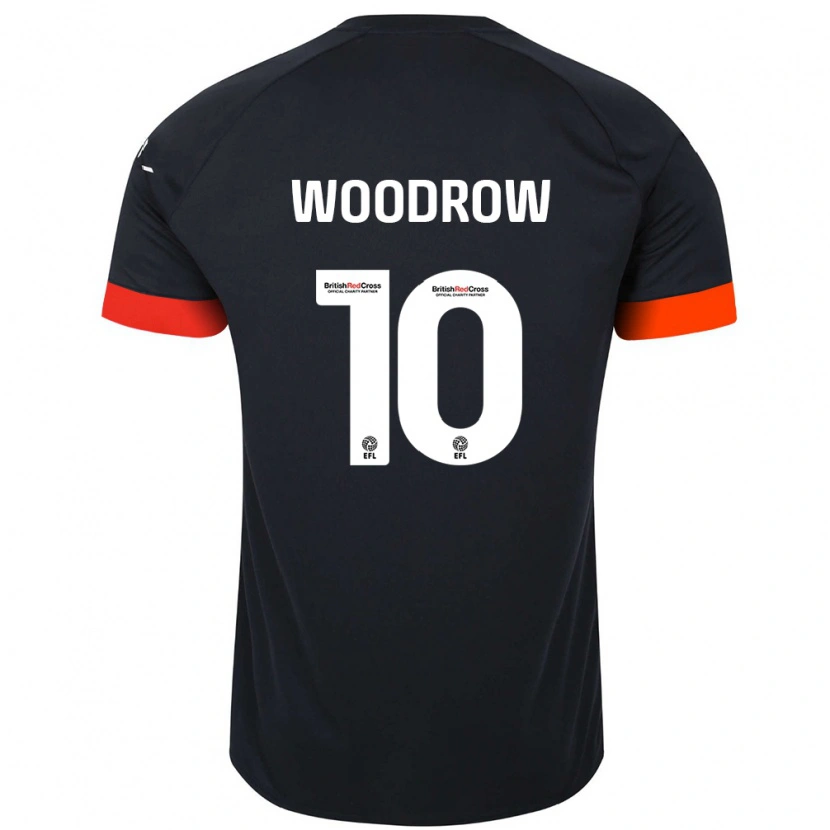 Danxen Kinderen Cauley Woodrow #10 Zwart Oranje Uitshirt Uittenue 2024/25 T-Shirt