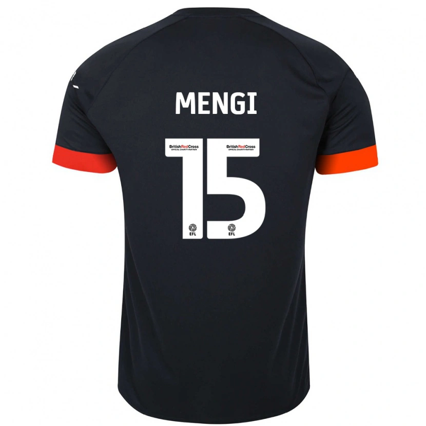 Danxen Kinderen Teden Mengi #15 Zwart Oranje Uitshirt Uittenue 2024/25 T-Shirt