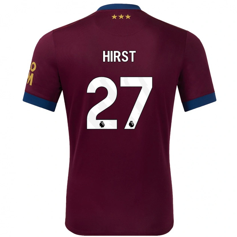 Danxen Kinderen George Hirst #27 Bruin Uitshirt Uittenue 2024/25 T-Shirt