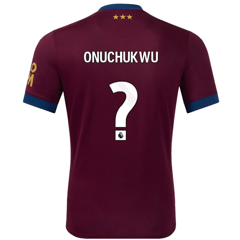 Danxen Kinderen Abube Onuchukwu #0 Bruin Uitshirt Uittenue 2024/25 T-Shirt