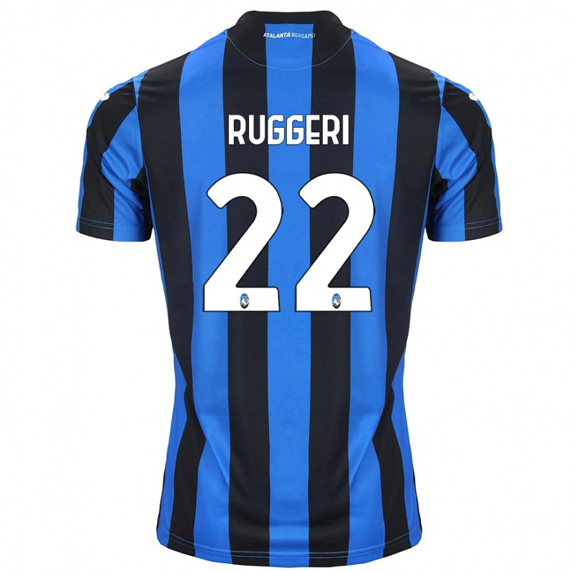 Danxen Heren Matteo Ruggeri #22 Blauw Zwart Thuisshirt Thuistenue 2024/25 T-Shirt