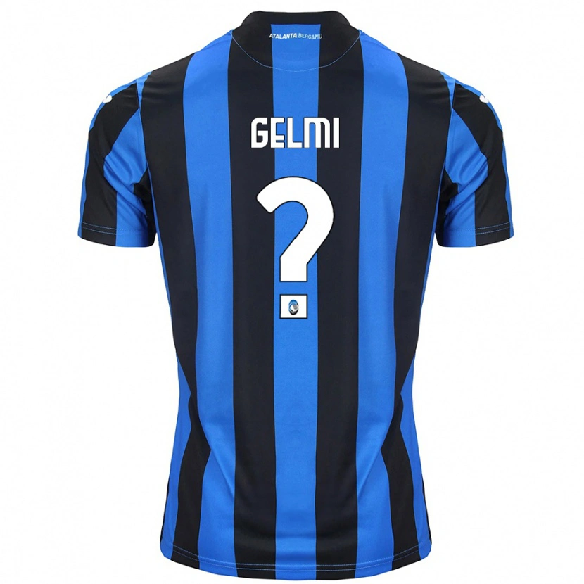 Danxen Heren Ludovico Gelmi #0 Blauw Zwart Thuisshirt Thuistenue 2024/25 T-Shirt